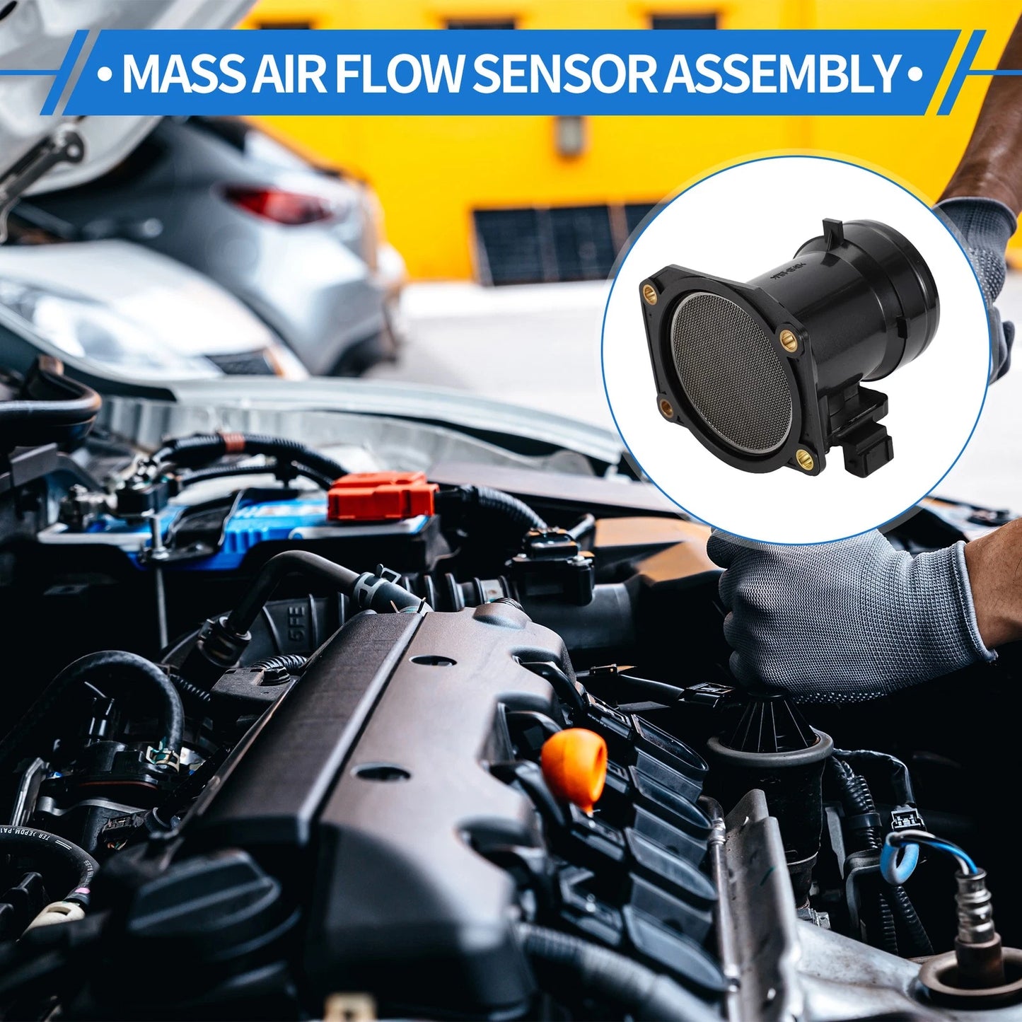 Mass Air Flow Sensor Assembly for Audi A4 A6 (2000–2006)