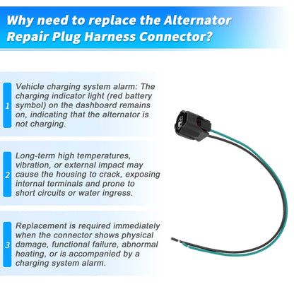 Alternator Repair Plug Harness Connector for Chevy & Chrysler (2010-2015)