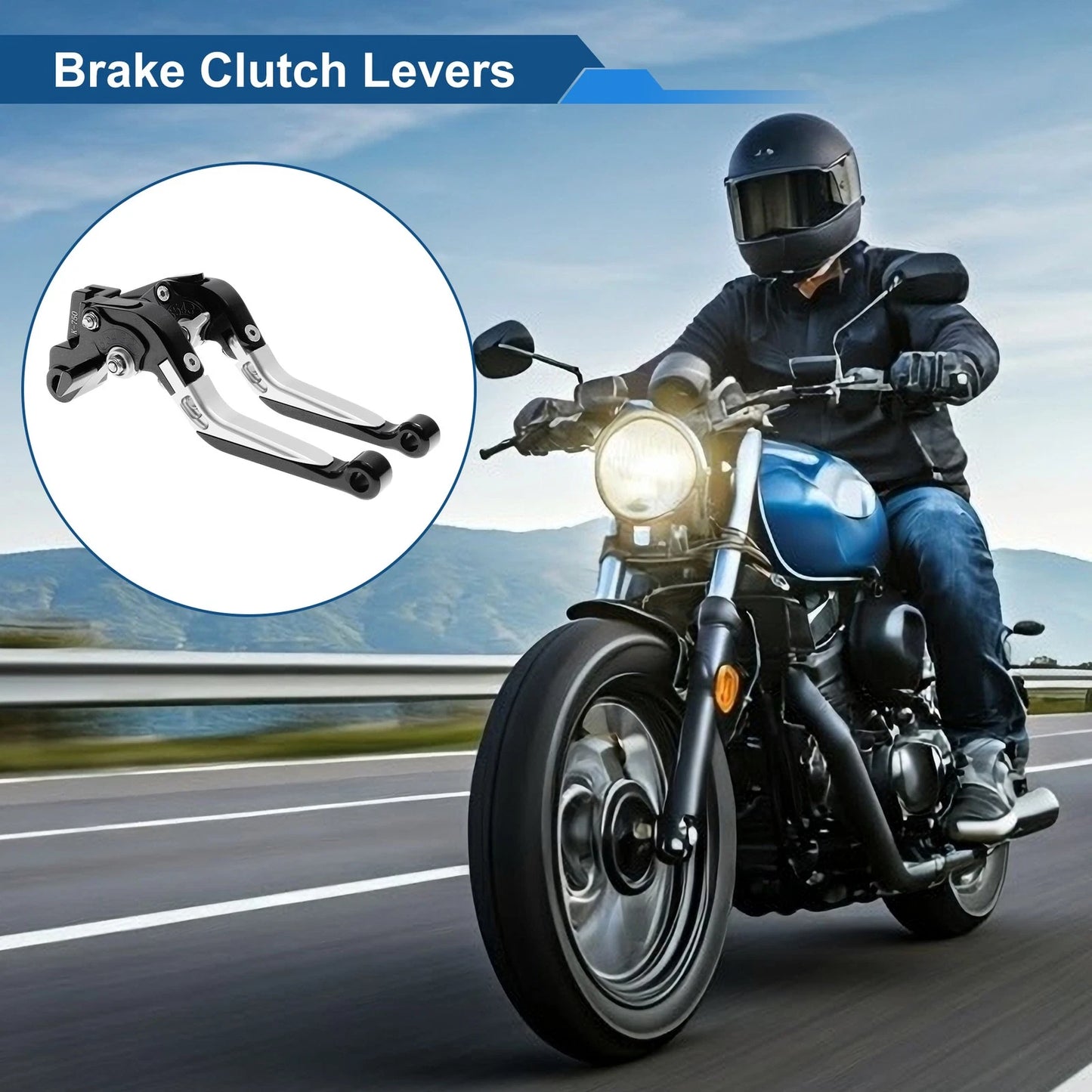 Short Long Brake Clutch Levers for Kawasaki Versys 650 (2015–2023)