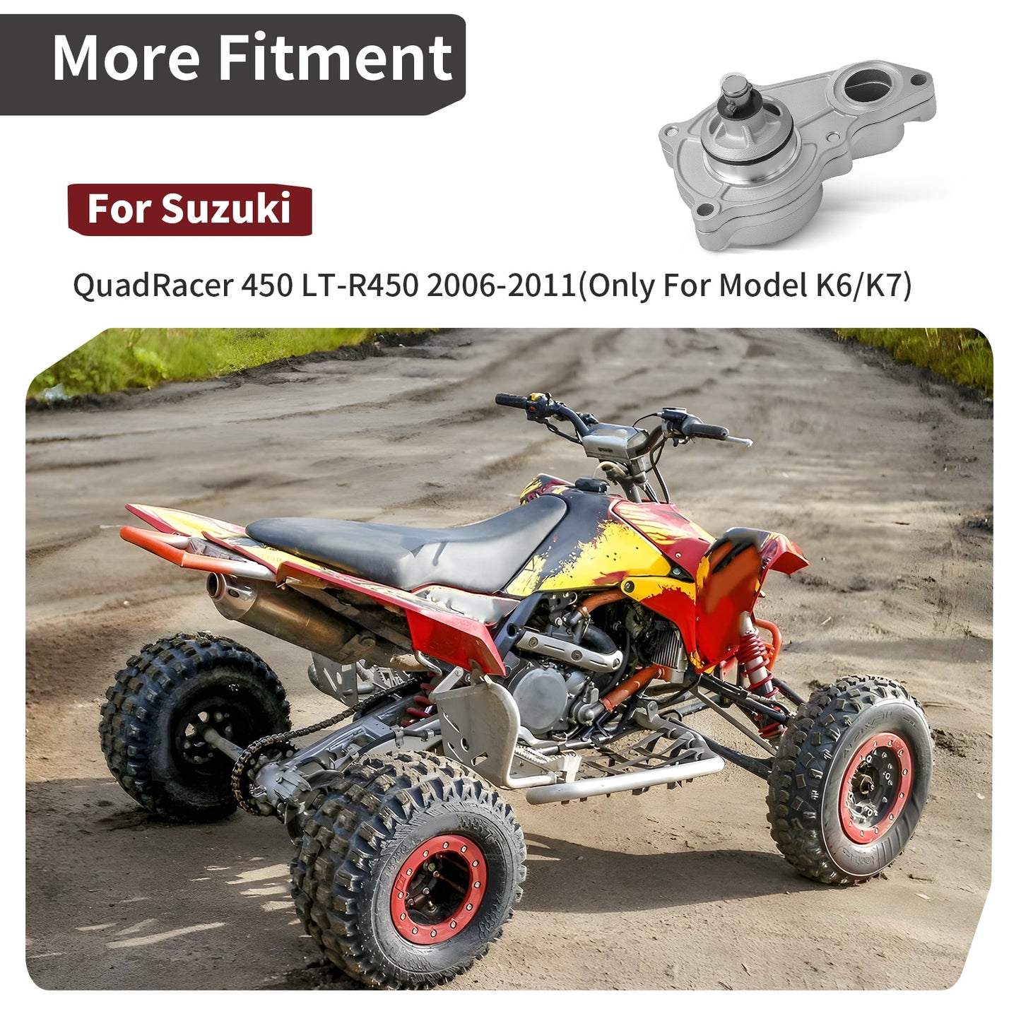 Water Pump Assembly Kit for Suzuki QuadRacer 450 (2006–2011)