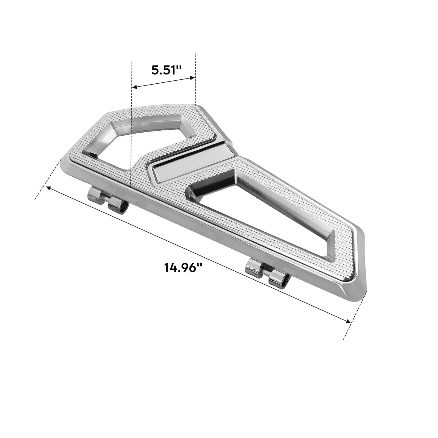 Rider Driver Floorboard Footboard for Harley Street Glide Chrome (2000-2024)