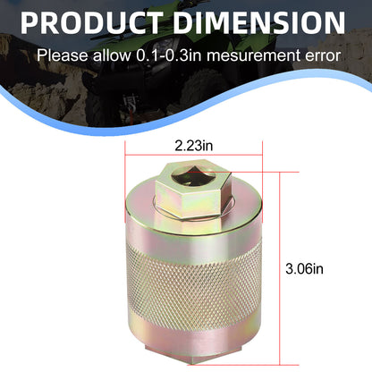 Front Differential Pinion Nut Tool for Kawasaki Prairie 650 700 (2002–2006)