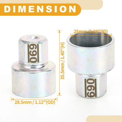 Wheel Lock Lug Nut Removal Key Socket for BMW MINI COOPER