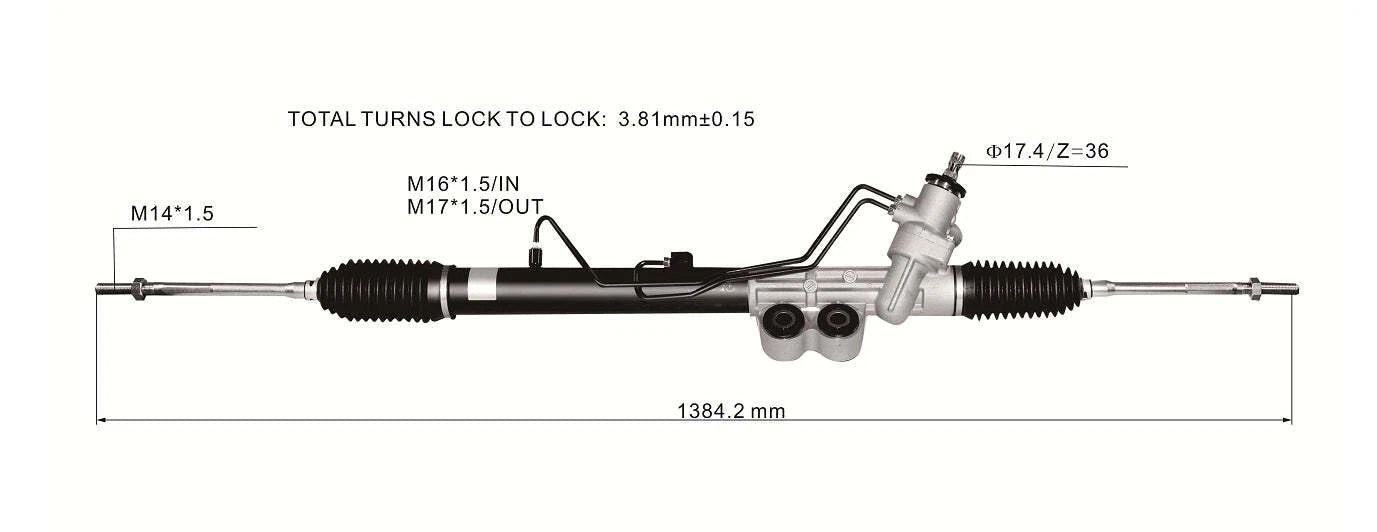 Power Steering Rack for Holden Colorado 2012-On