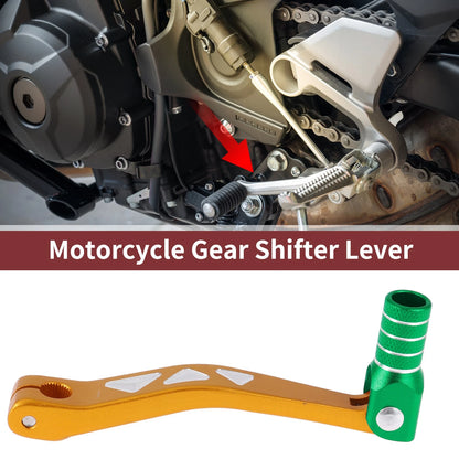 Folding Gear Shifter Lever for Yamaha TTR 50 (2000–2023) Gold Green