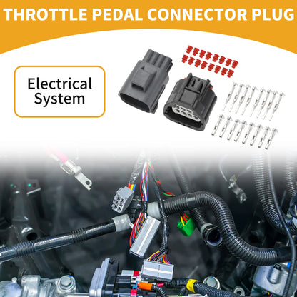 8 Pin Throttle Pedal Connector Plug for Ford (1 Set)