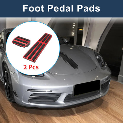 2 Pcs Automatic Foot Accelerator Pedal Covers for Porsche 718/911 (2016–2023)