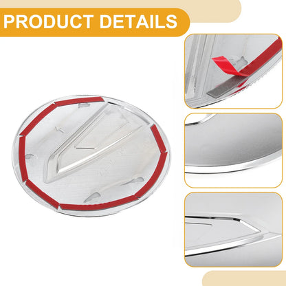 Fuel Tank Door Cap for Chevy Blazer 2020-2025 Gas Tank Flap Chrome Silver