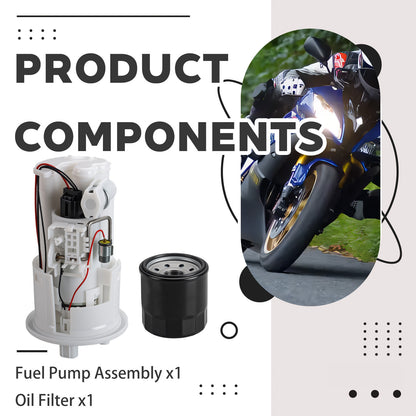 Fuel Pump Assembly & Oil Filter for Yamaha YZF-R1 YZF-R6/S (2004–2009)