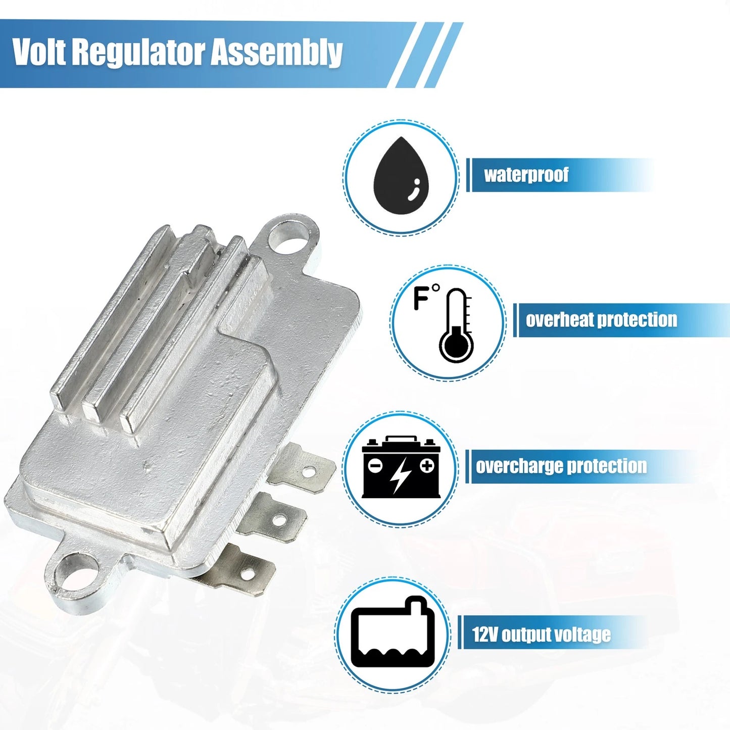 Voltage Regulator Rectifier for Kawasaki FS481V (2010–2019) 21066-7017