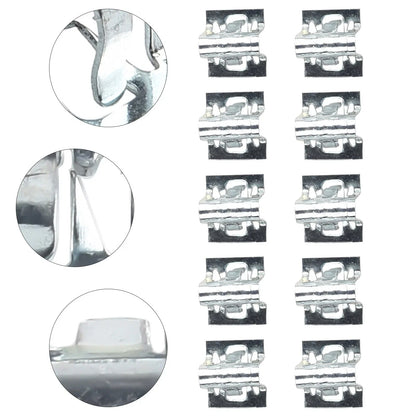 10Pcs Metal Retainer Clip for Universal Car Dashboards DVD/CD Panel Plate