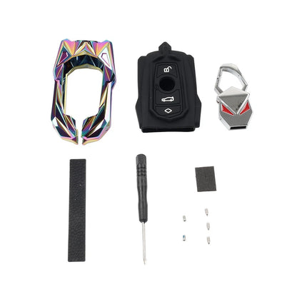 Colorful Remote Key Fob Cover for BMW 1 2 3 4 5 6 7 Series X3 X4 M2 M3 M4 M5 M6 (2010–2023)