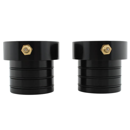 1 Pair Black Front Axle Tube Seal for Jeep Wrangler TJ (2004-2006)