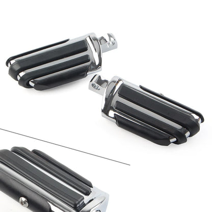 Chrome Rear Turn Signal Bar Housing Lens for Harley Road King FLHR (1994–2023)