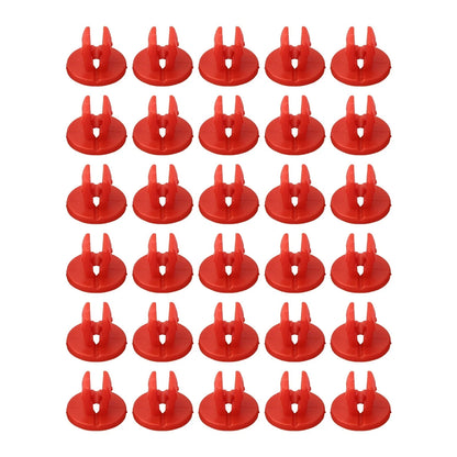 Shield Nut Set Nylon Parts Plastic Red Screw Under-Body