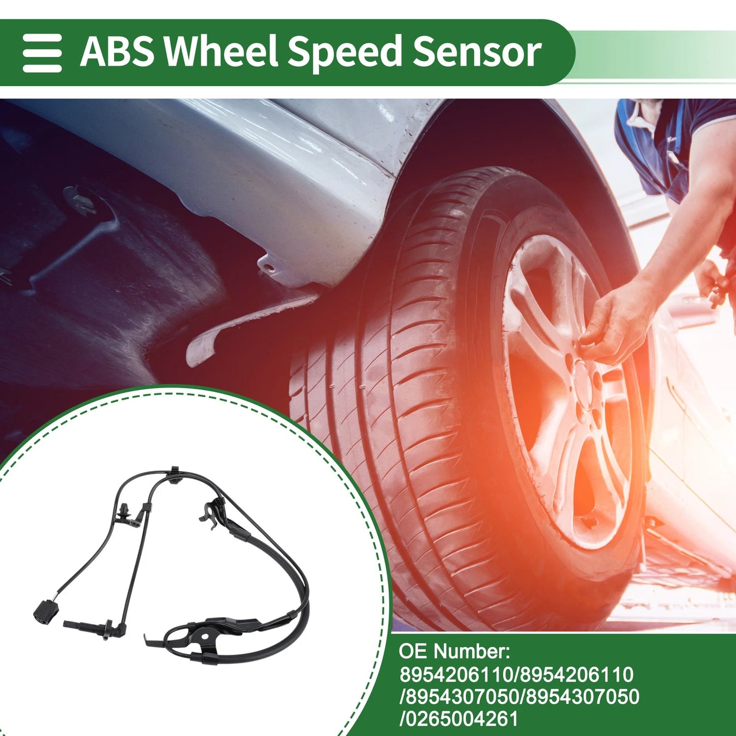 ABS Wheel Speed Sensor No. 8954206110 for Toyota Camry (2017)