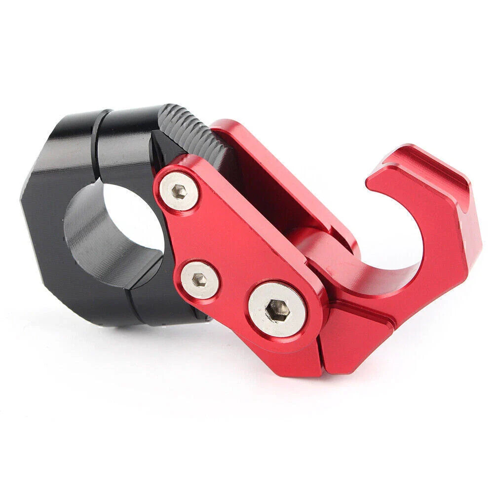 22MM Handlebar Hook Helmet Luggage Bag Hanger for Suzuki Scooter Red
