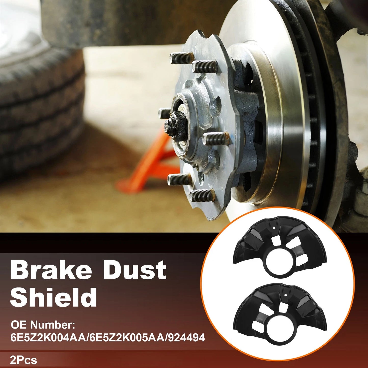 Wheel Brake Dust Shield No.6E5Z2K004AA for Ford Fusion (2006–2012)