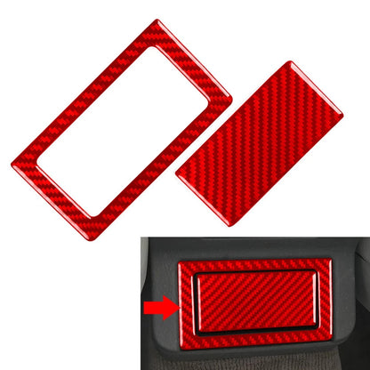 Carbon Fiber Rear Storage Box Panel Cover Trim for BMW 3 Series E36 (1994–1996)