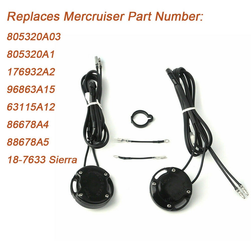 Trim Sender Switch for Mercruiser MC-1, R/MR, Alpha One, Bravo (Year Range)