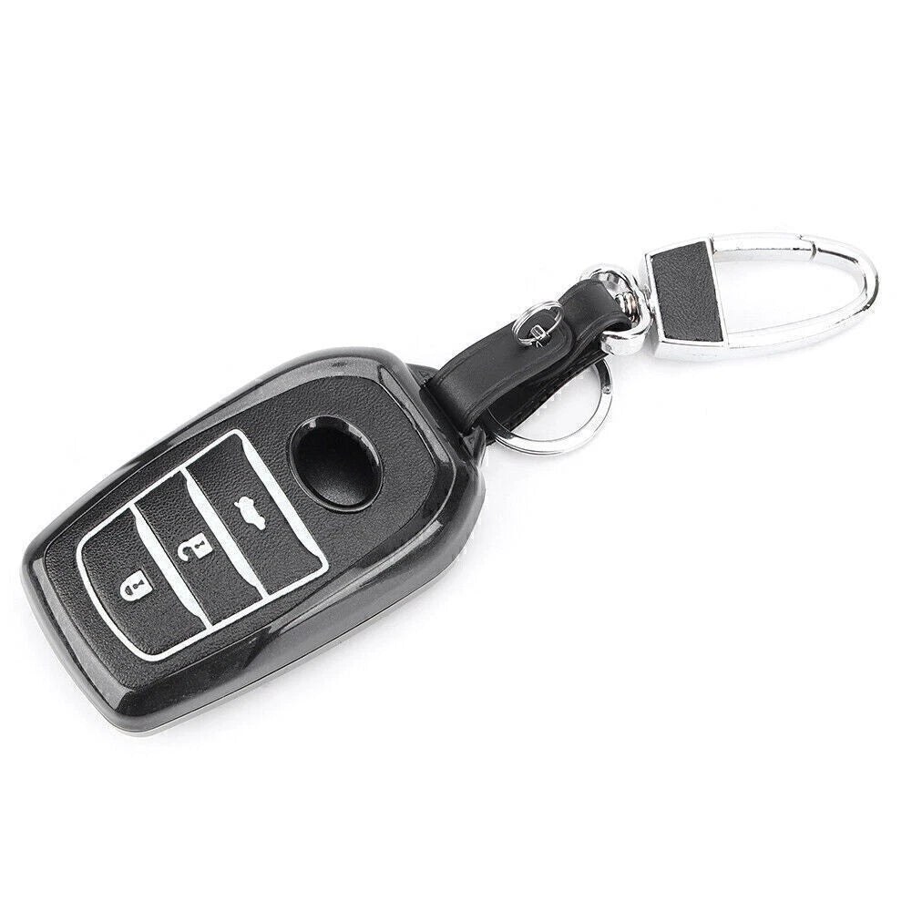Remote Control Key Fob Shell Cover for Toyota RAV4, Corolla, Prado (2019–2023)