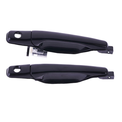 Set of 2 Outer Door Handles for Mitsubishi Lancer (2002–2007) Black