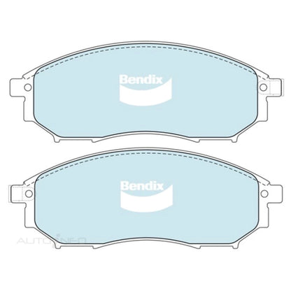Set of 4 Front Disc Brake Pads for Nissan Pathfinder R51 (2011–2013)