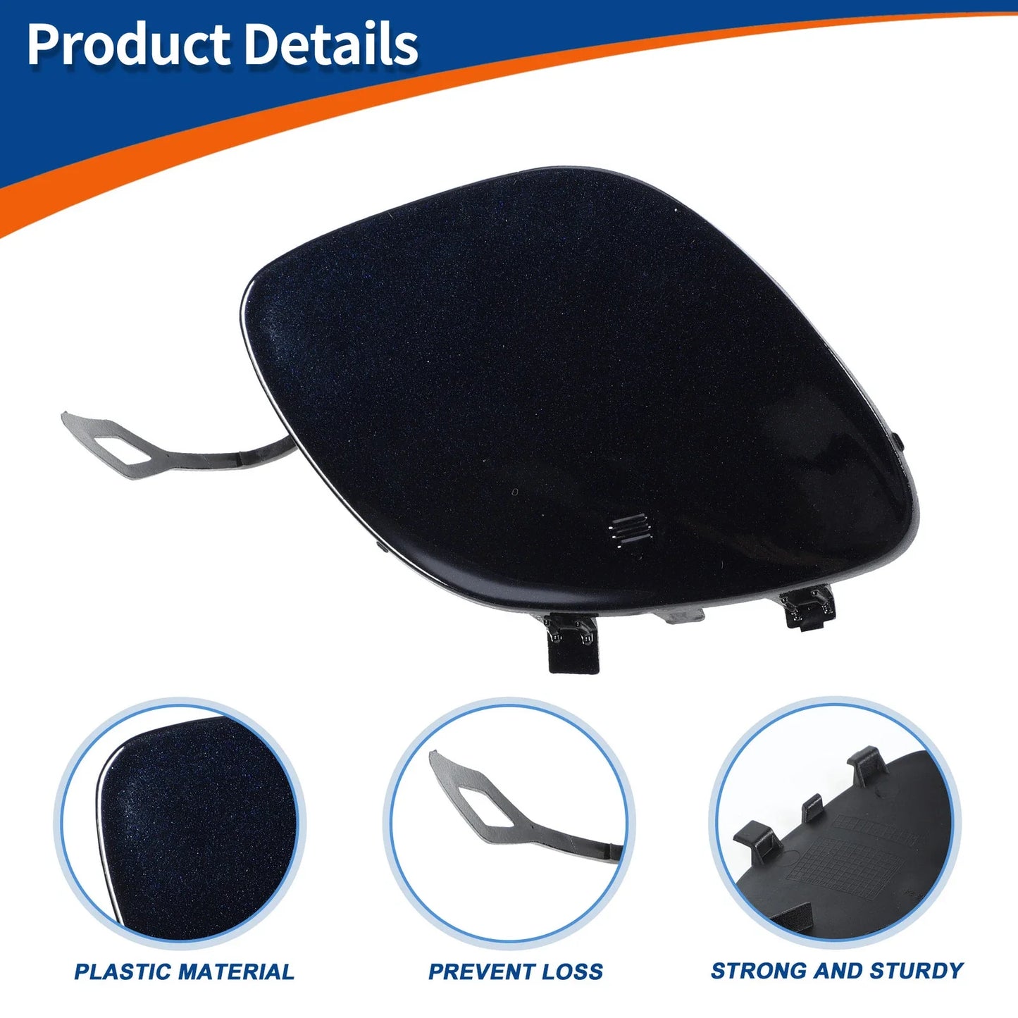 Car Bumper Tow Hook Cover for Mercedes-Benz (2019-2023) - Caliche Blue