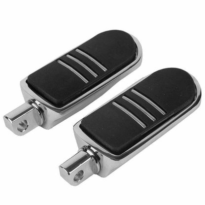 Chrome Foot Pegs Footrests for Harley Sportster Iron XL 1200 XL883 Dyna (2004-2023)