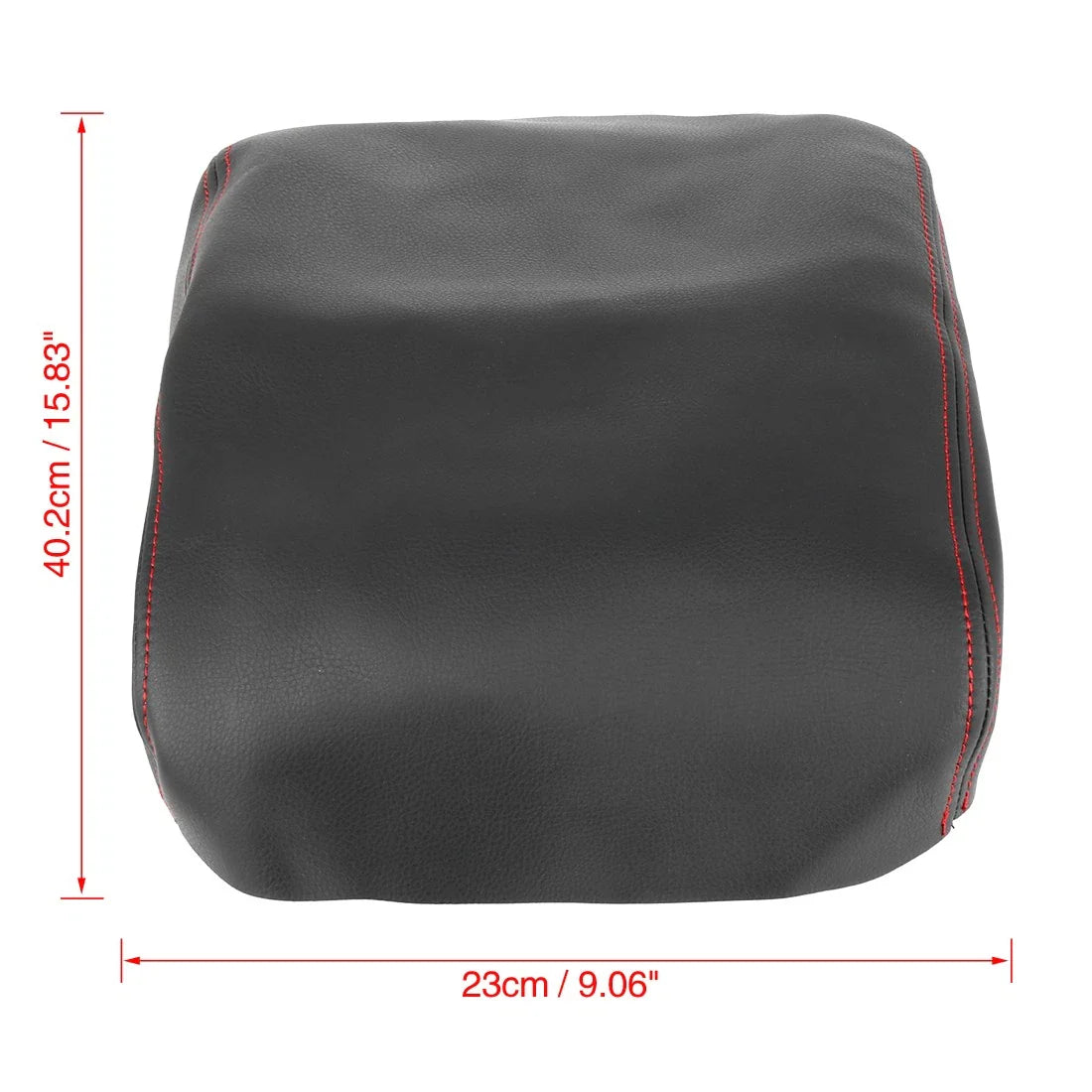 Car Center Console Lid Armrest Cover for Honda Pilot (2009-2015) Black