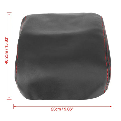 Car Center Console Lid Armrest Cover for Honda Pilot (2009-2015) Black