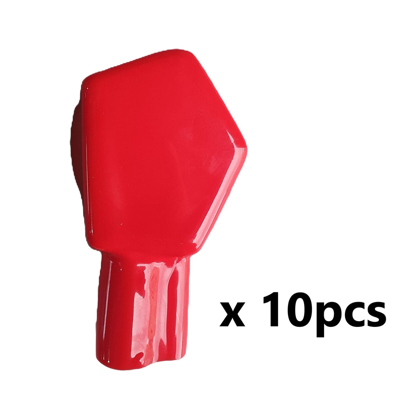 Set of 10 Battery Positive Terminal Covers for Automotive Use
