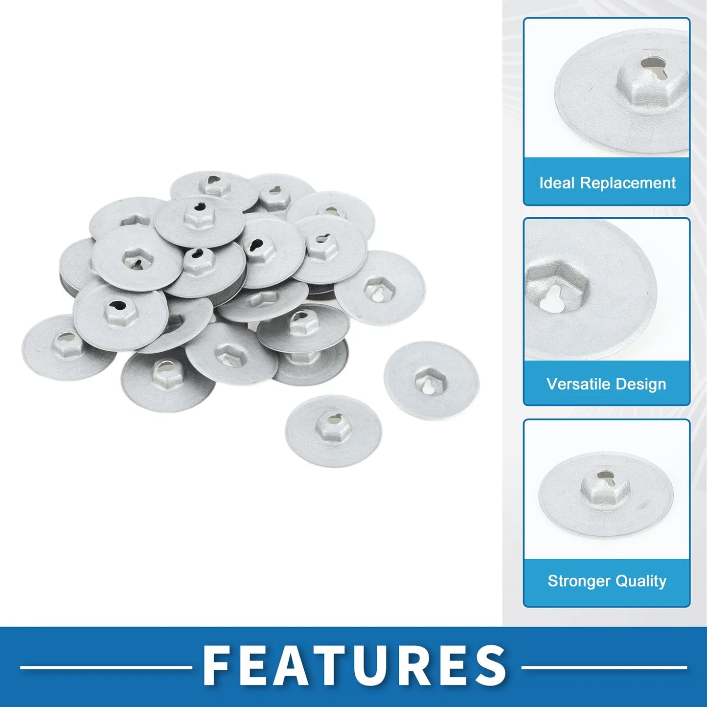 Heat Protection Mounting Nut Clips 30 Pcs for BMW 228i (2014-2016)