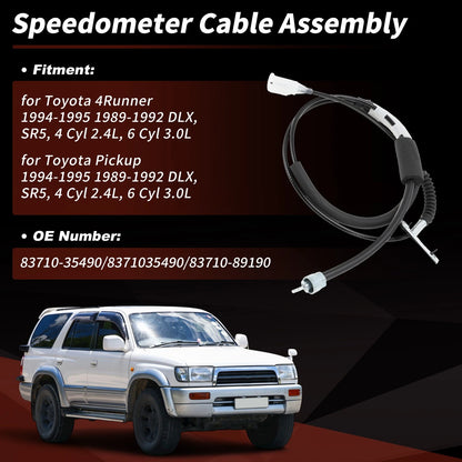 Speedometer Cable No. 83710-35490 for Toyota 4Runner Pickup (1989–1995)