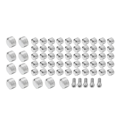 Chrome Engine Topper Screw Bolt Cap for Harley Twin Cam Softail (2007-2017)