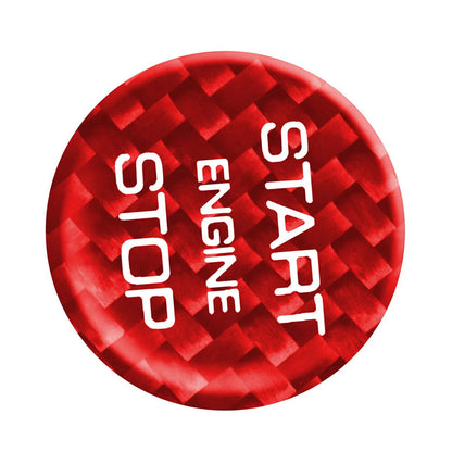 Engine Start Stop Button Trim Red for Land Rover Discovery Sport (2016-2019)