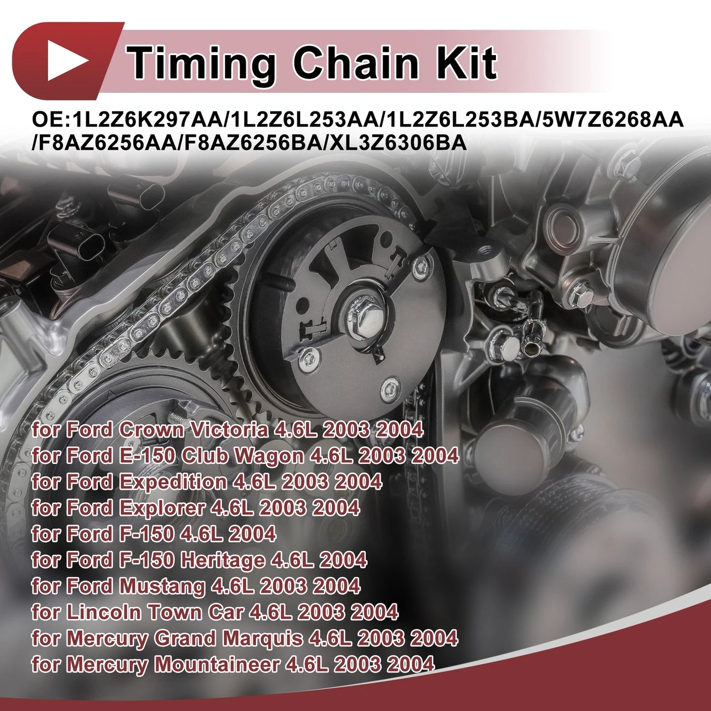 Timing Chain Kit No.F8AZ6256AA for Ford E-150, Expedition, Explorer, F-150 (1997–2003)
