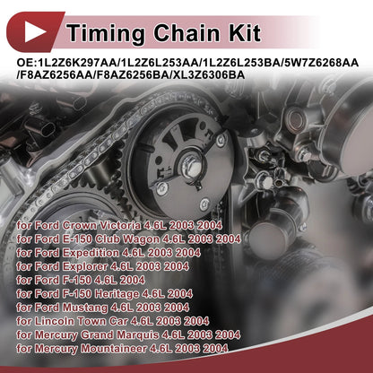 Timing Chain Kit No.F8AZ6256AA for Ford E-150, Expedition, Explorer, F-150 (1997–2003)