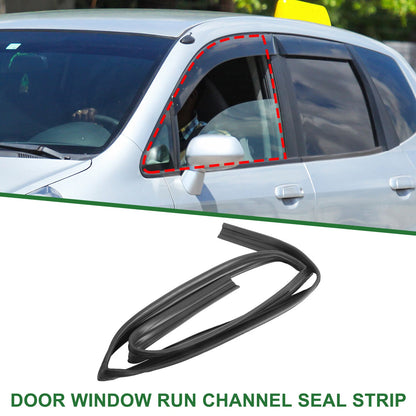 1Pc Rear Left Door Window Run Channel Seal Strip for Honda Fit (2007–2020) No.72775TF0003