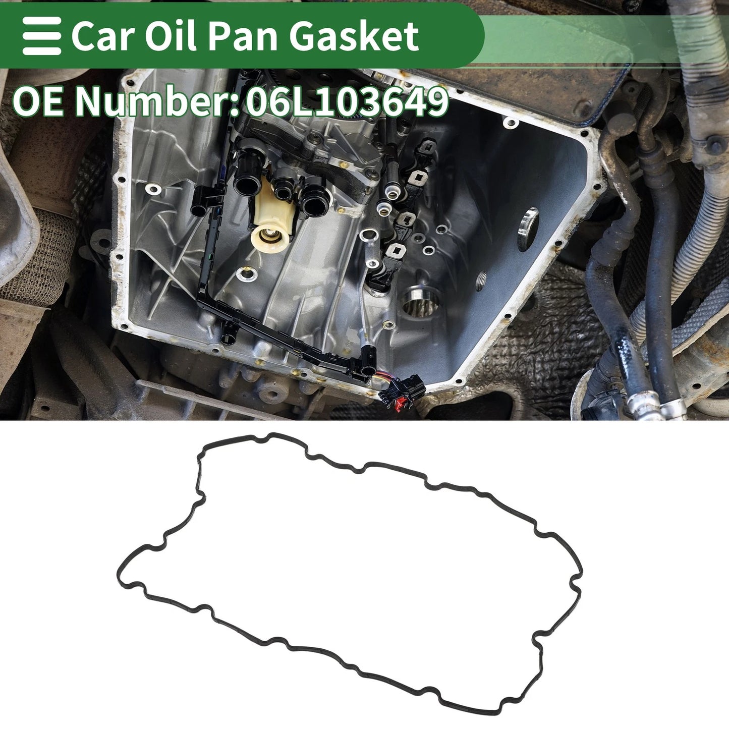 Oil Pan Gasket No. 06L103649 for Audi A6 (2015–2018), Q5 (2013–2016)