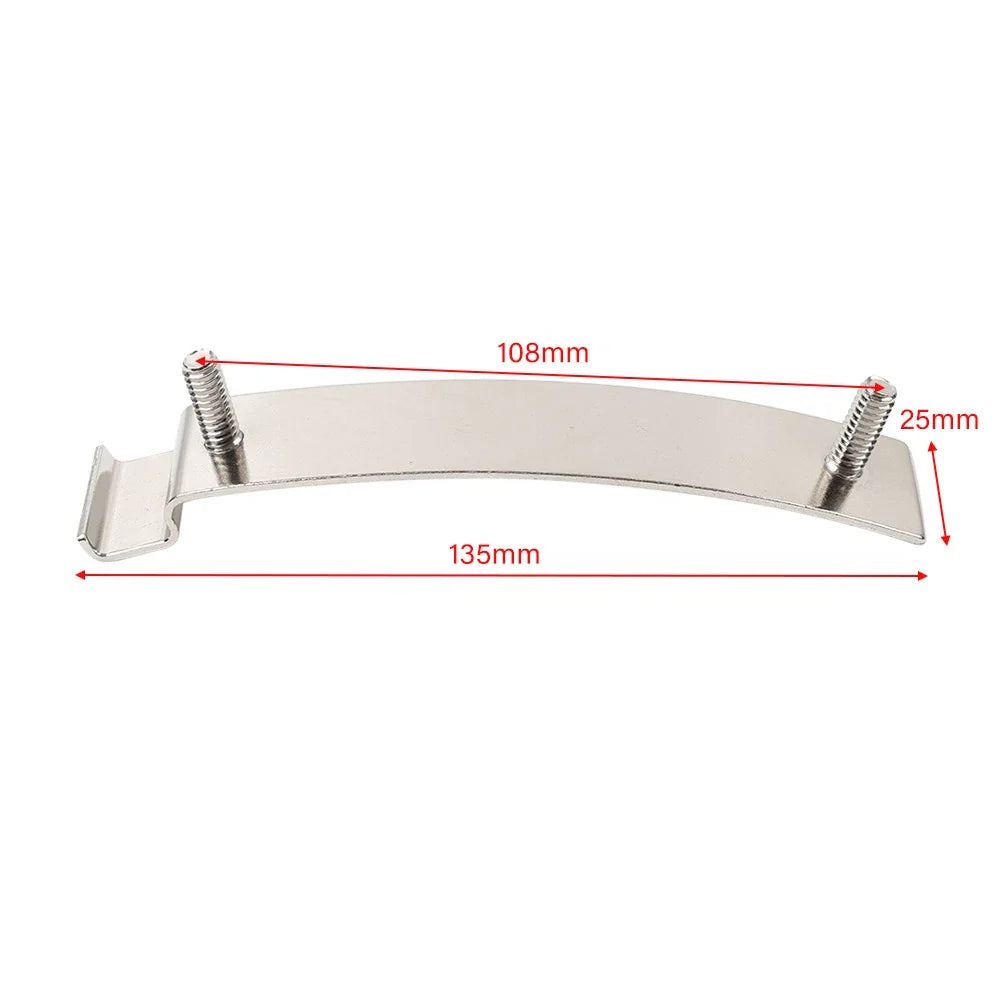Silver Rear Mudguard Plate Support Bracket for Harley Touring Softail (1999-2024)