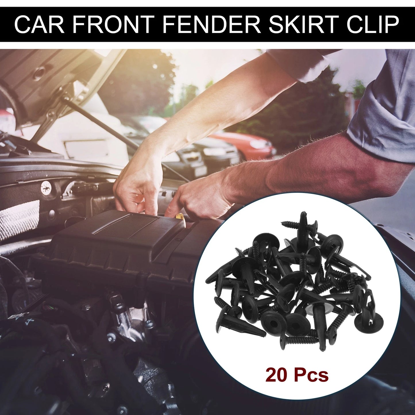 Front Fender Skirt Clip for Chrysler 200 (2011–2014) & Pacifica (2017–2020) 20 Pcs