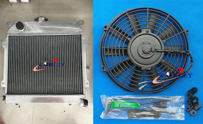 Custom Aluminum Radiator with Fan for BMW E21 320i (1977–1983)