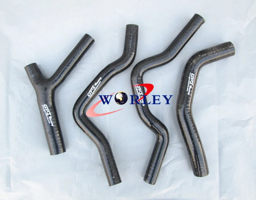 Silicone Radiator Hoses Set of 2 Blue for Honda CR500 CR500R (1985–1988)