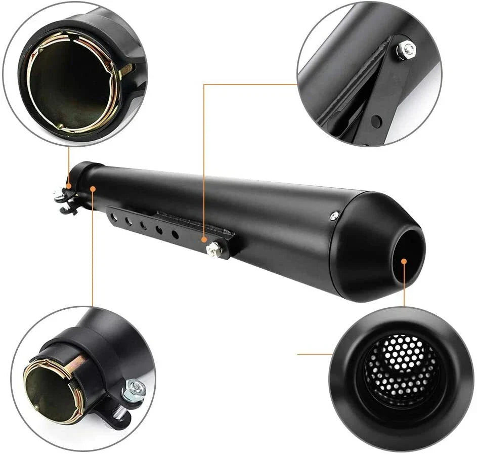 Universal Motorcycle Exhaust Pipe Muffler Bracket for Cafe Racer
