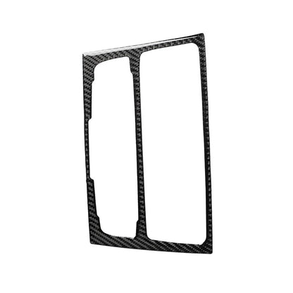 Black Carbon Fiber Interior Door Lock Button Cover Trim for Audi TT TTRS (2008–2014)