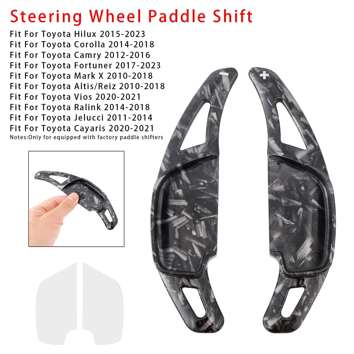 Shift Paddles for Toyota Corolla Camry (E#)
