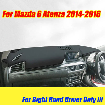 RHD Leather Dashboard Cover Protector Pad for Mazda 6 Atenza (2014–2016)