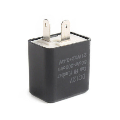 Adjustable LED Flasher Relay for Turn Signal Light - Black
