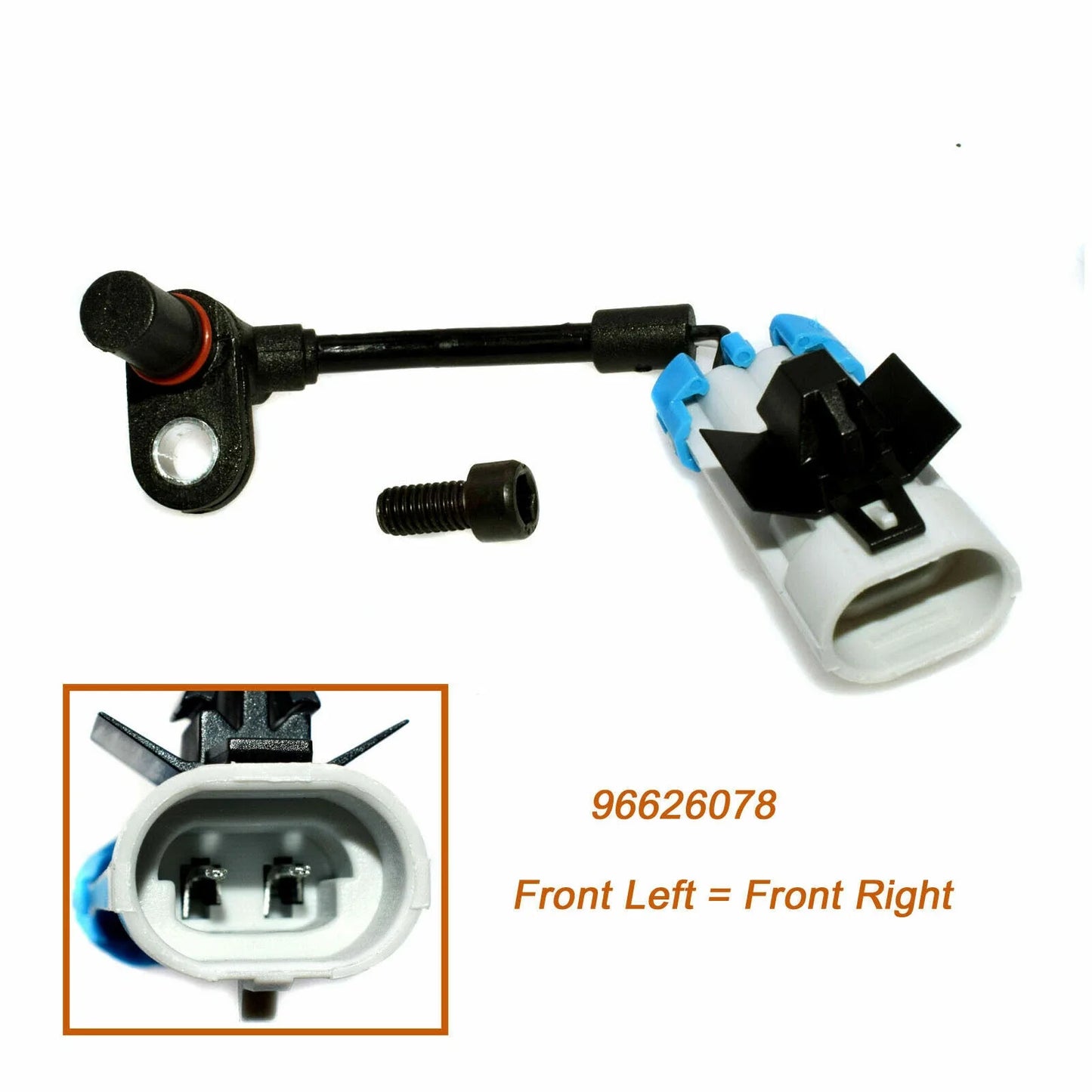 2 x Front ABS Wheel Speed Sensor for Chevrolet Saturn EQUINOX (2005–2017)